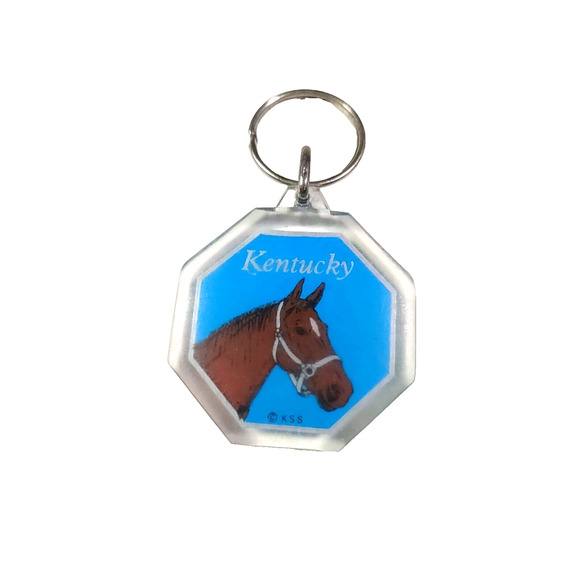 Horse Acrylic Keychain Kentucky - Picture 1 of 2